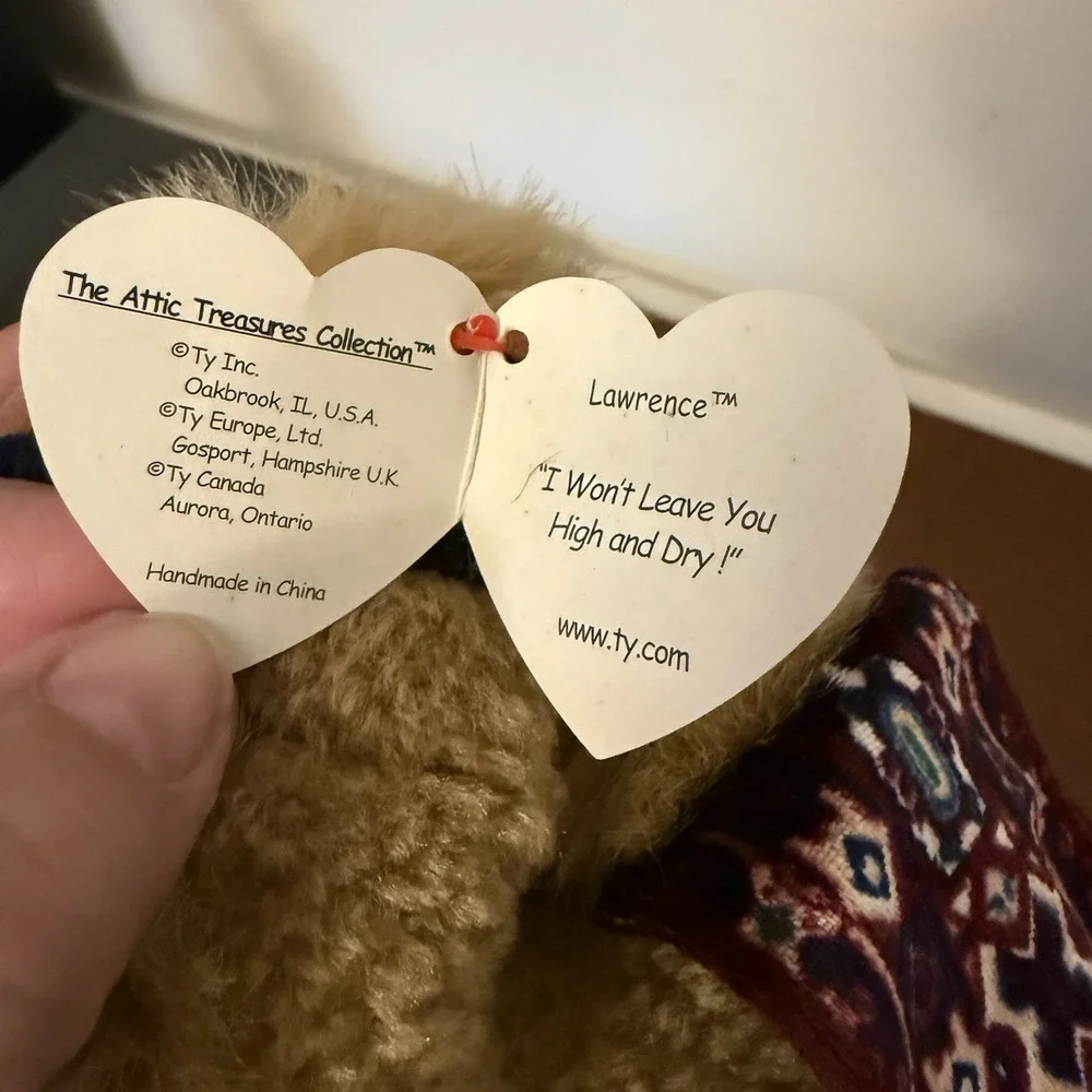 Ty Beanie Baby - Retired - Vintage 1993 Lawrence the Camel EUC